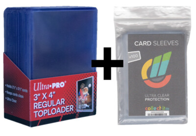 Ultra Pro 3' x 4' Toploader + 100 collect-it Hüllen