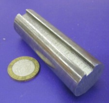 1045 Steel Full Keyed Shaft, 1" Dia. x 3" Length, Key 1/4" Wide x 1/8" Deep