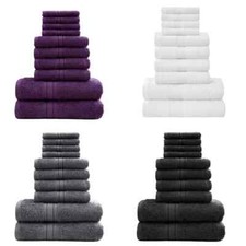 10 Piece Towel Bale Set For Bathroom 100% Pure Egyptian Premium Cotton Bales Set