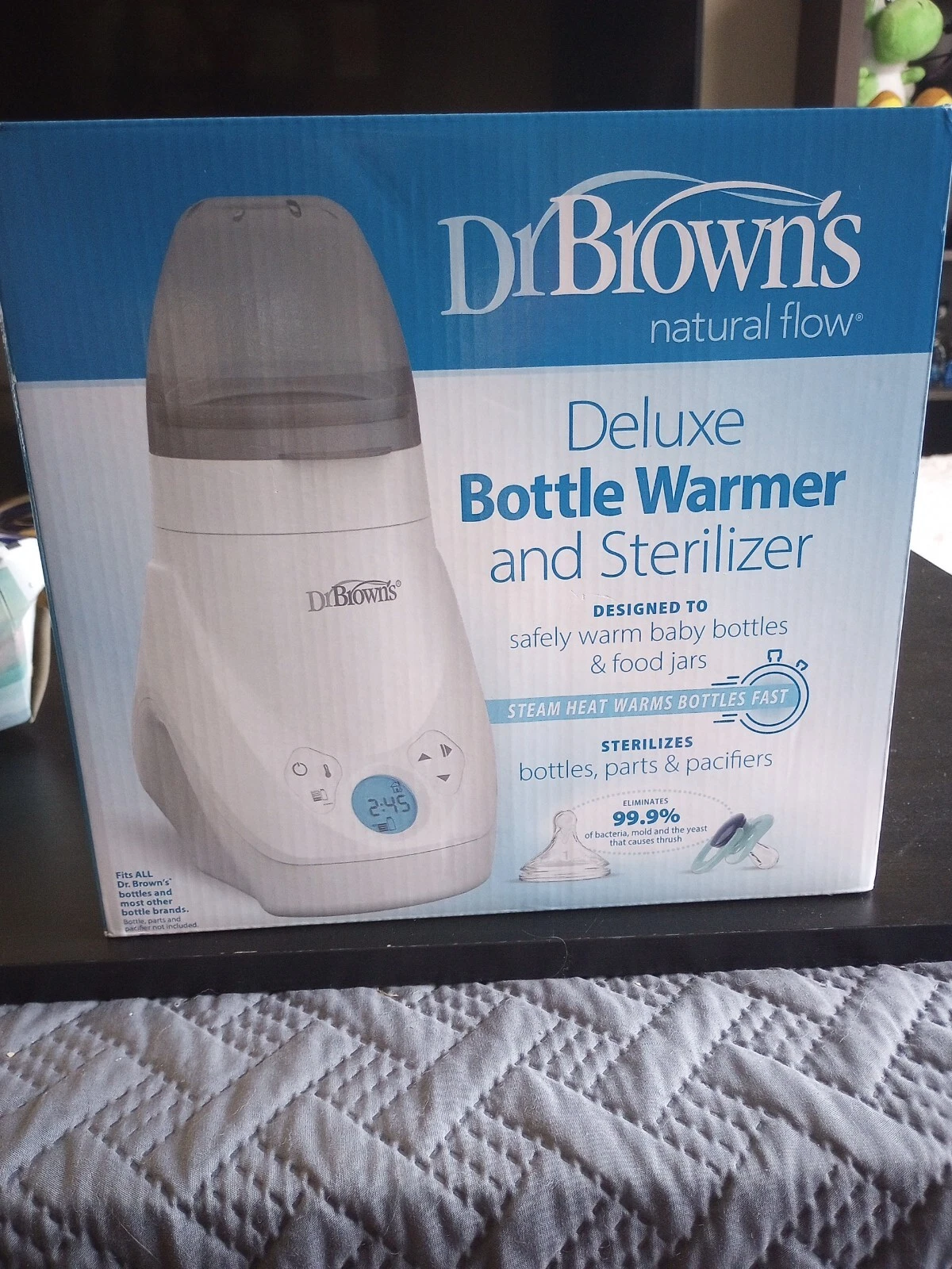 Dr. Brown’s Deluxe Baby Bottle Warmer & Sterilizer, for Baby Bottles & Food Jars