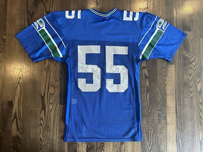 未使用品 NFL SEAU 55 starter製KOREA製 ゲームシャツ MacGregor Sand Knit Authentic BRIAN BOSWORTH #55 Seattle Seahawks