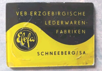 Taschenspiegel Elefa Schneeberg/Sa.  original DDR 