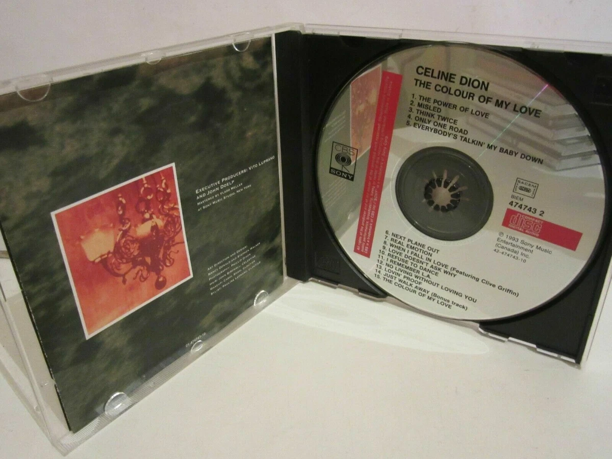 Céline Dion - The Colour Of My Love - CD - 1993 - Spain