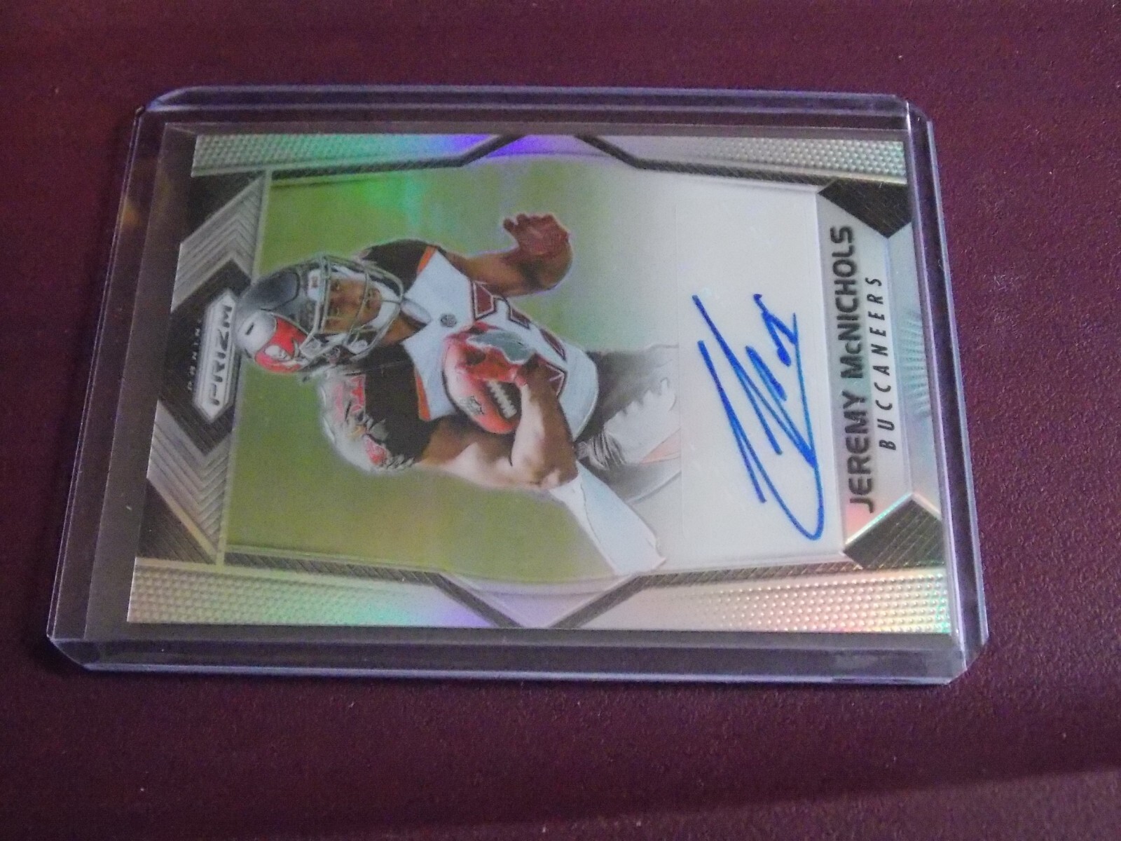 Jeremy McNichols Panini Prizm Rookie Autographs #RAJMN Base