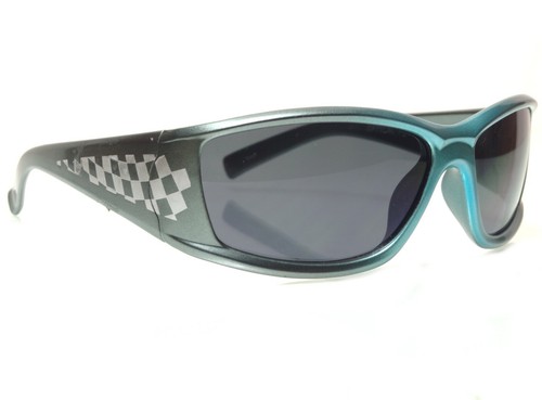 Gafas de sol deportivas Sunbelt Kidz Optix 066K niños grandes con bandera a cuadros - Imagen 2 de 16