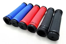 GDi Dual Compound Handlebar Grips Soft Rubber Fixie BMX MTB Mountain Bikes