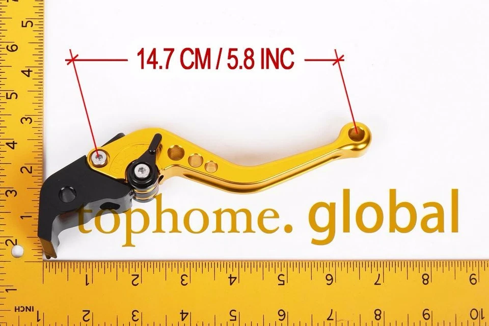 Alavancas de freio de embreagem CNC curtas para Honda CB600F Hornet / CB650F 2007-2013 preto - Imagem 4 de 4