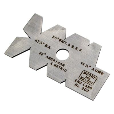 Moore and Wright Schraubenschneidmessgerät Ingenieure Winkelschnitt Messung MW200