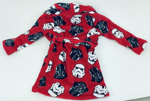 STAR WARS Boys Kids Robe Size 4 Small Stormtrooper Darth Vader New - Picture 2 of 4