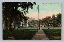 Postcard The Green New Haven Connecticut Valentine's Series