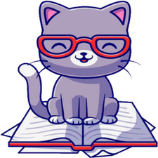 30 Custom Well Read Kitten Personalized Address Labels