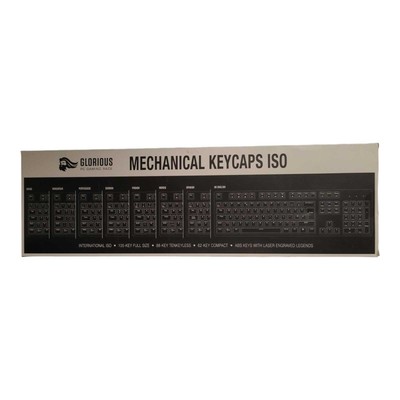 Glorious PC Gaming Race ABS Keycaps schwarz