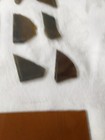 Lot of 34 PCS. Vintage Brown.Amber.Lavender.SLAG GLASS.OLD.+1 Plain Amber Pc. — photo 8