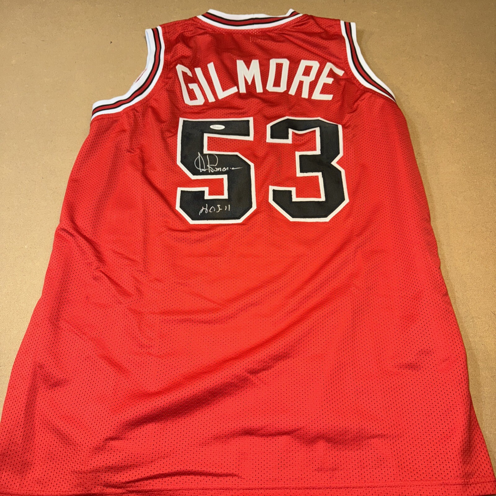 Artis Gilmore Autographed Signed Chicago Bulls Custom Chicago Jersey JSA Witnessed Inscribed 