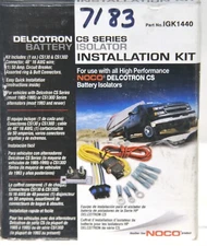 IGK1440 | Battery Isolator Installation Kit NOCO Company 7183