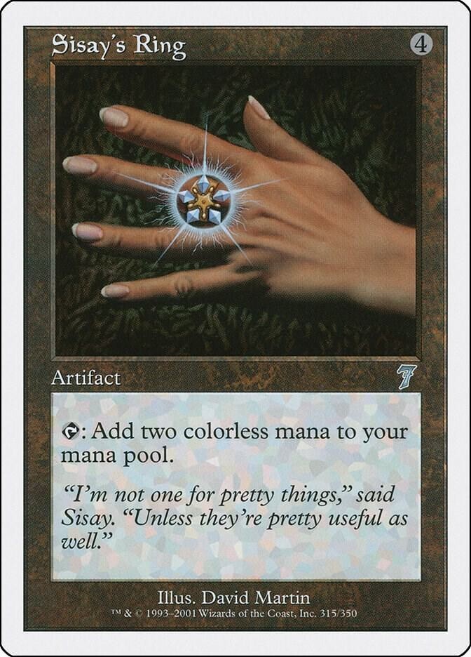MTG - Sisay's Ring - 7th Edition (7ED) - LP