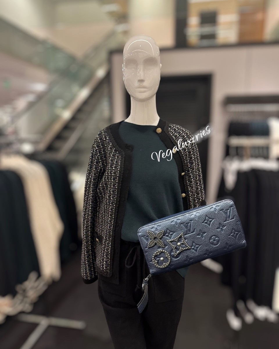 Louis Vuitton M61864 Monogram Empreinte Zippy Wallet - Black | eBay