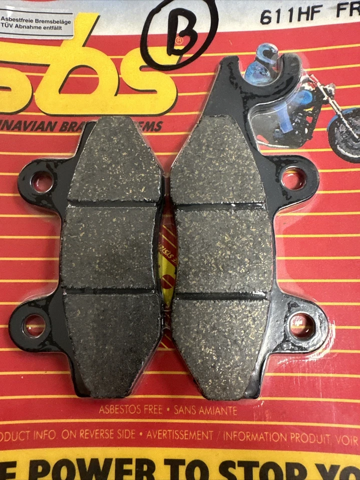 Pastillas de freno delanteras SBS 611HF FR Suzuki DR350 Triumph Daytona Yamaha XTZ750 #20354 Foto 2 de 4