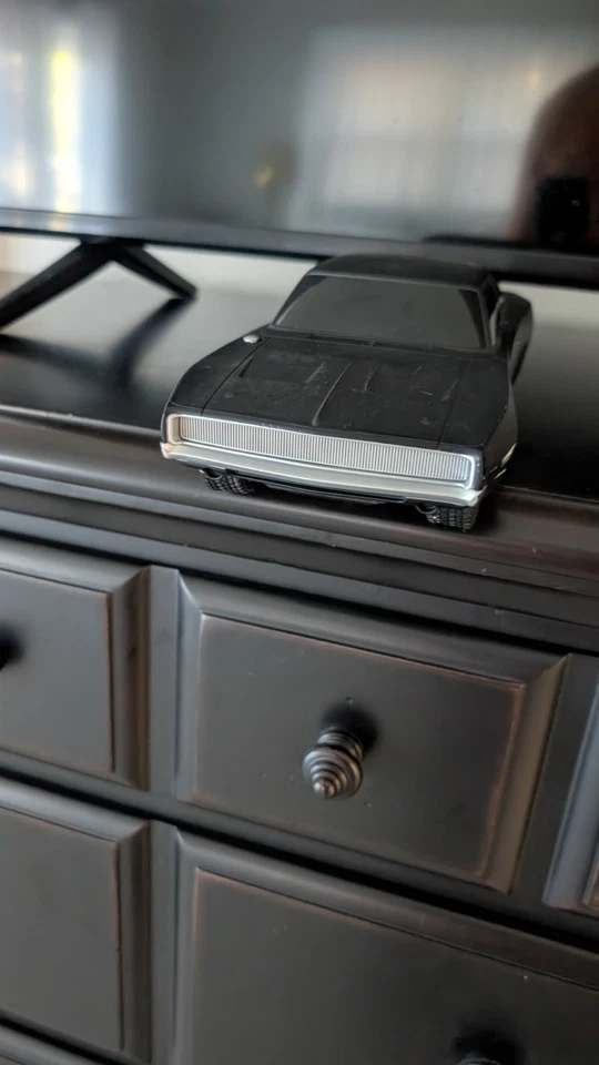 Jada Fast & Furious Dom's 1968 Dodge Charger F9 Widebody Black R/C  TESTED - Image 3 of 4