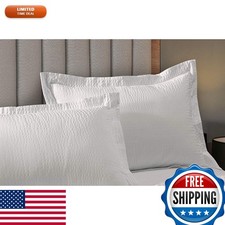 Courtyard by Marriott Textured Pillow Sham White Queen 1