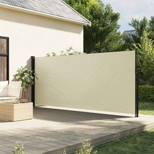 Ausziehbar Wandmarkise Doppel Seitenmarkise Sonnenschutz Sichtschutz Markise