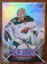 2024-25 Black Diamond Hockey - #RG-JW Rookie Gems Jesper Wallstedt /399 (RC)