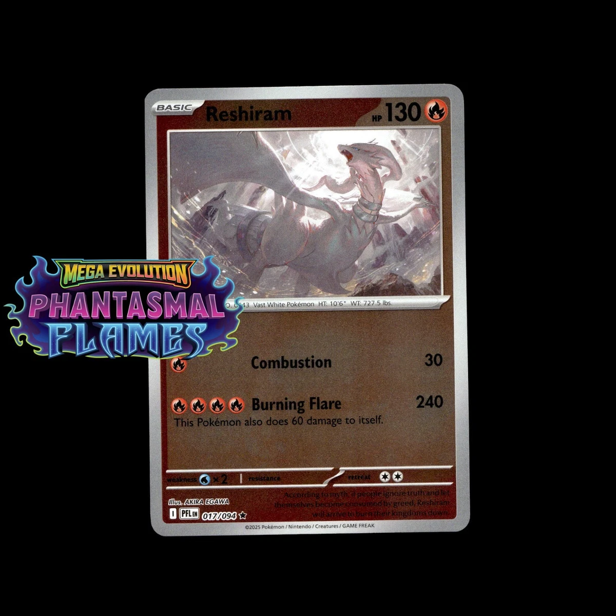 Reshiram Pokémon TCG Individual Collectible Card Game Cards for sale