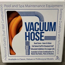 NEW! Smooth Flex Swimming Pool Vacuum Cleaning Hose 1-1/2" Diam - Various Length