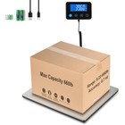 660lbs Heavy Duty Digital Shipping Scale - 0.7oz High Accurate Stainless Stee.