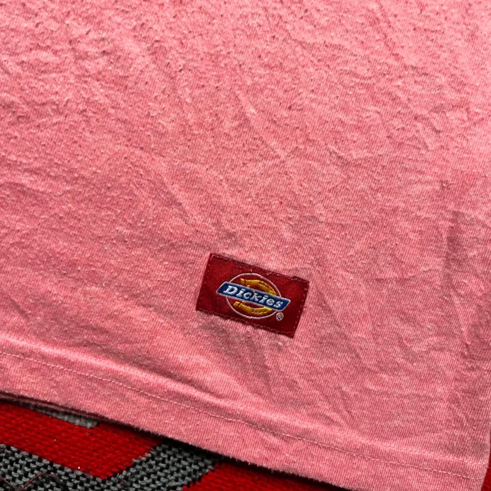 Vintage Dickies Women’s Pink Graphic T-shirt | M image 4