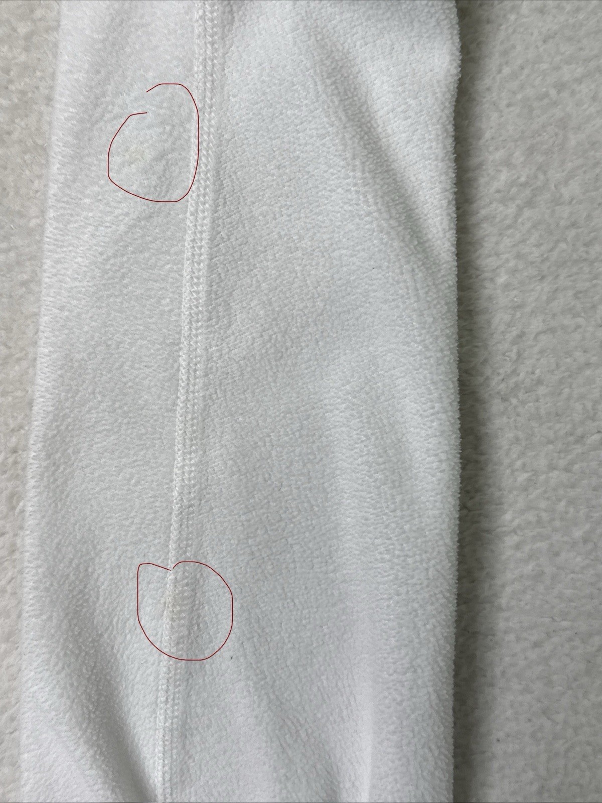 The North Face Womens Polartec Fleece Hoodie Jacket White M Full Zip Lightweight thumbnail 12