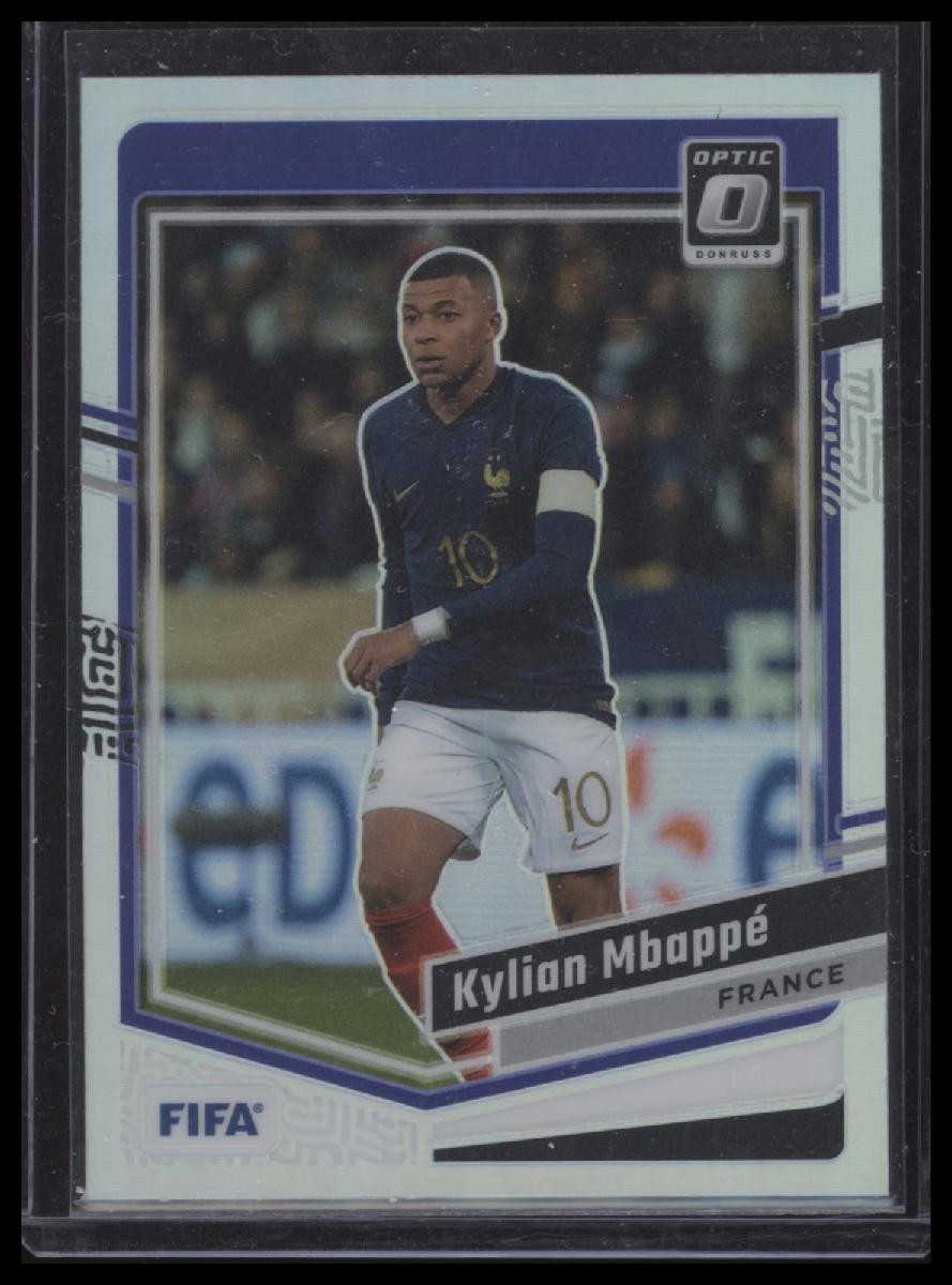 Kylian Mbappé 2023-24 Donruss #17 Optic Holo France Soccer Card