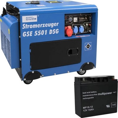 Güde Stromerzeuger GSE 5501 DSG Dieselgenerator SILENT inkl. Starterbatterie