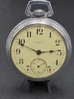 Antique Elgin National Watch Co. 1912 Pocket Watch Red Minute Track WORKING