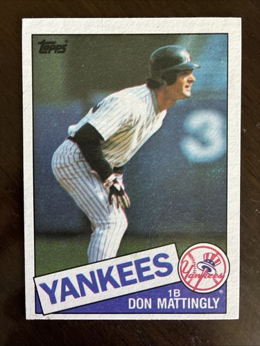 Don Mattingly #665 1985 Topps Tiffany card
