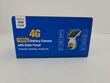 Solar-Powered 1080p WiFi Battery Camera, Security Cameras Wireless Outdoor 4G