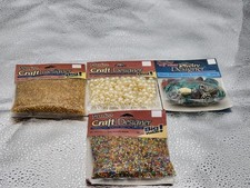 Darice Craft  Jewelry Designer Pearls Varied Beads Lot of Four 4 NIP n