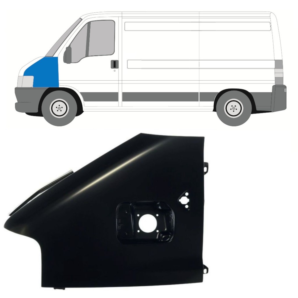Front wing for Citroen Jumper 1994-2002 / Left
