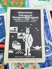 Vintage Intellivision Manuals & Overlays Lot - 34  + Intellivoice Set Manual