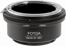 FOTGA Nikon G Lens / F-Mount to Sony NEX E-Mount Adapter