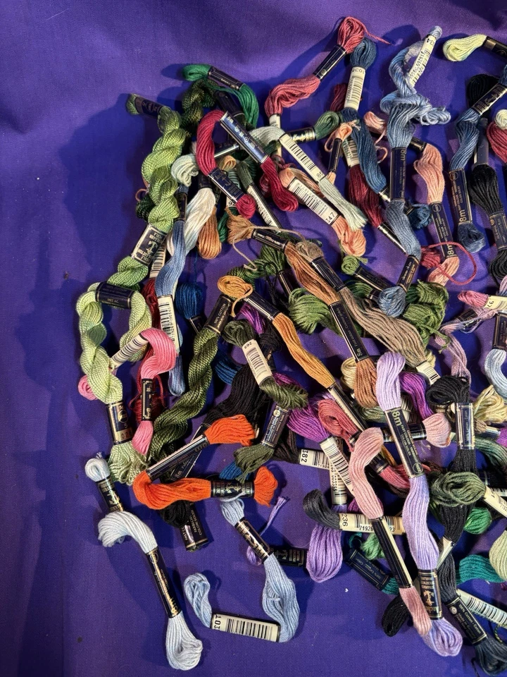 Lot of 110+ ANCHOR Cotton Embroidery Thread Skeins new 5g and 18m +extras - Image 3 of 4