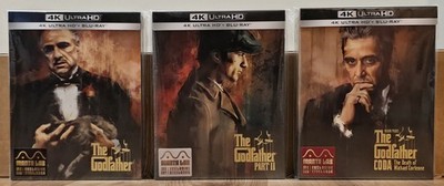 Der Pate Trilogie - [4K UHD + Blu-Ray] - Steelbook - Manta Lab - ME086/087/088