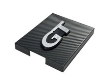 1998-2004 Mustang Carbon Fiber Stainless Engine Fuse Box Cover W Gt Emblem