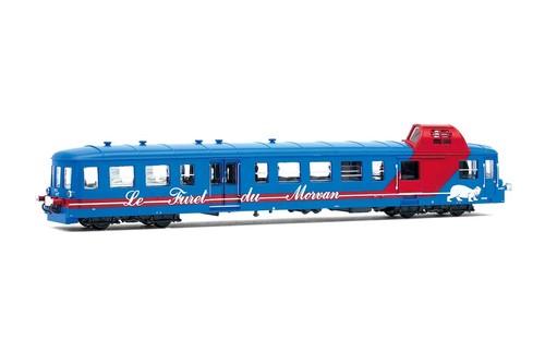 Autorail diesel CFTA "Le Furet de Morvan" X 3876 Picasso livrée bleue/rouge - Jo | Condition: Neuf