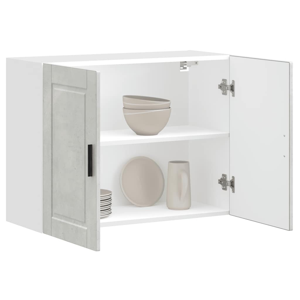 Pensile da Cucina Porto Grigio Cemento in Legno Multistrato 2805523