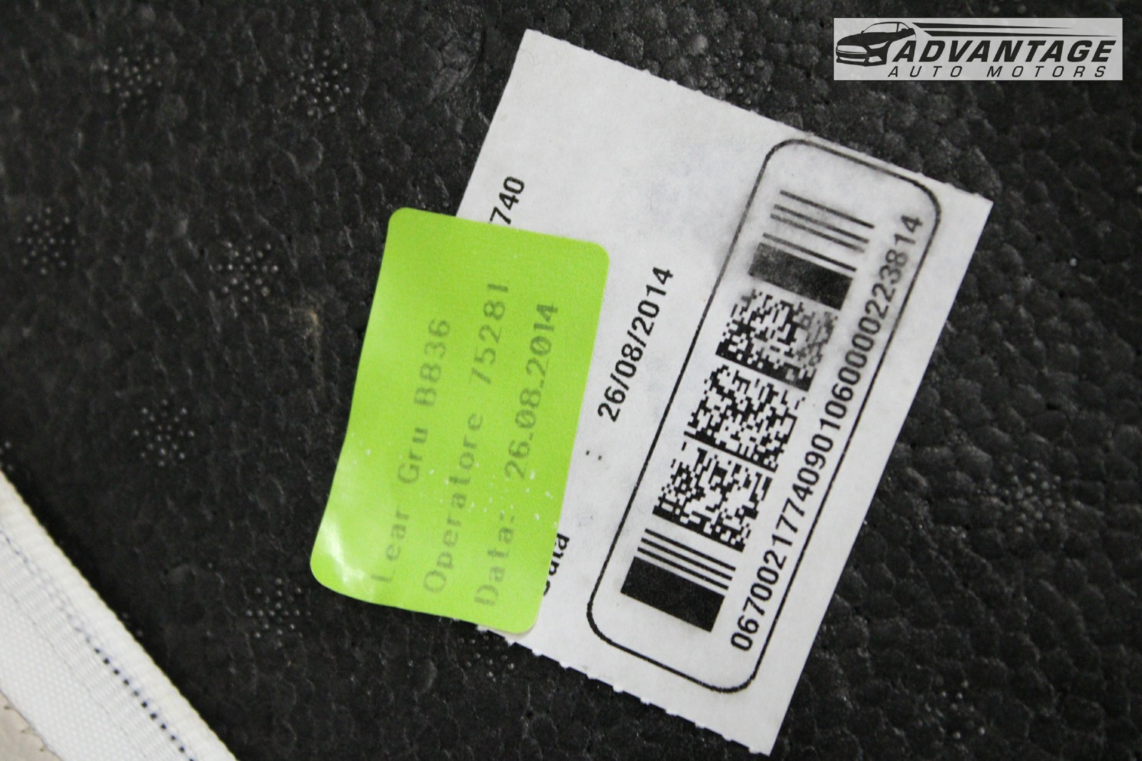 2014-20 MASERATI QUATTROPORTE REAR SECOND 2ND ROW SEAT LOWER CUSHION BOTTOM OEM