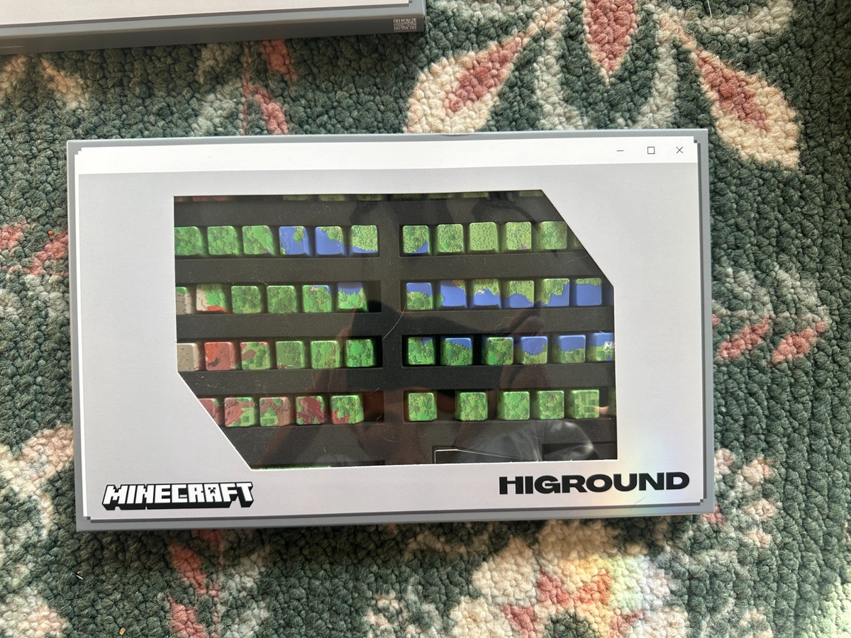 Higround x Minecraft 68 Keycaps Set - MAP LIMITED BRAND NEW | eBay