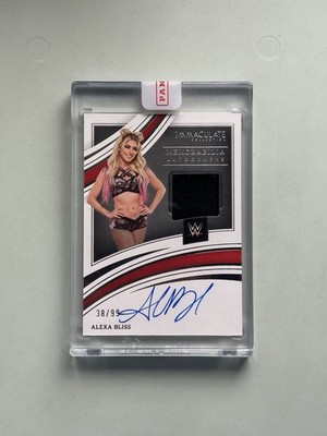 2022 Panini Immaculate WWE Memorabilia Autograph Alexa Bliss /99