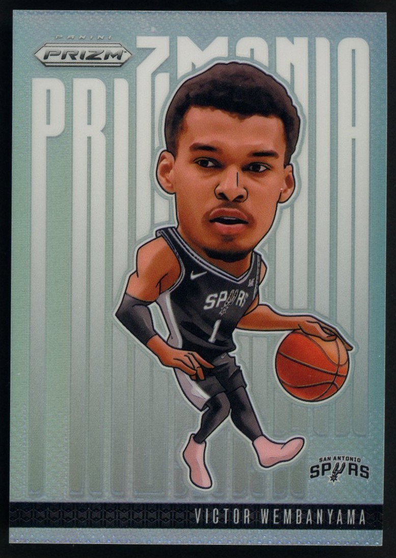 2024-25 Panini Silver Prizm Prizmania #8 Victor Wembanyama Spurs SSP CASE HIT