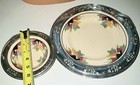 Set of Farberware Leigh Potters Umbertone Floral platters — photo 4